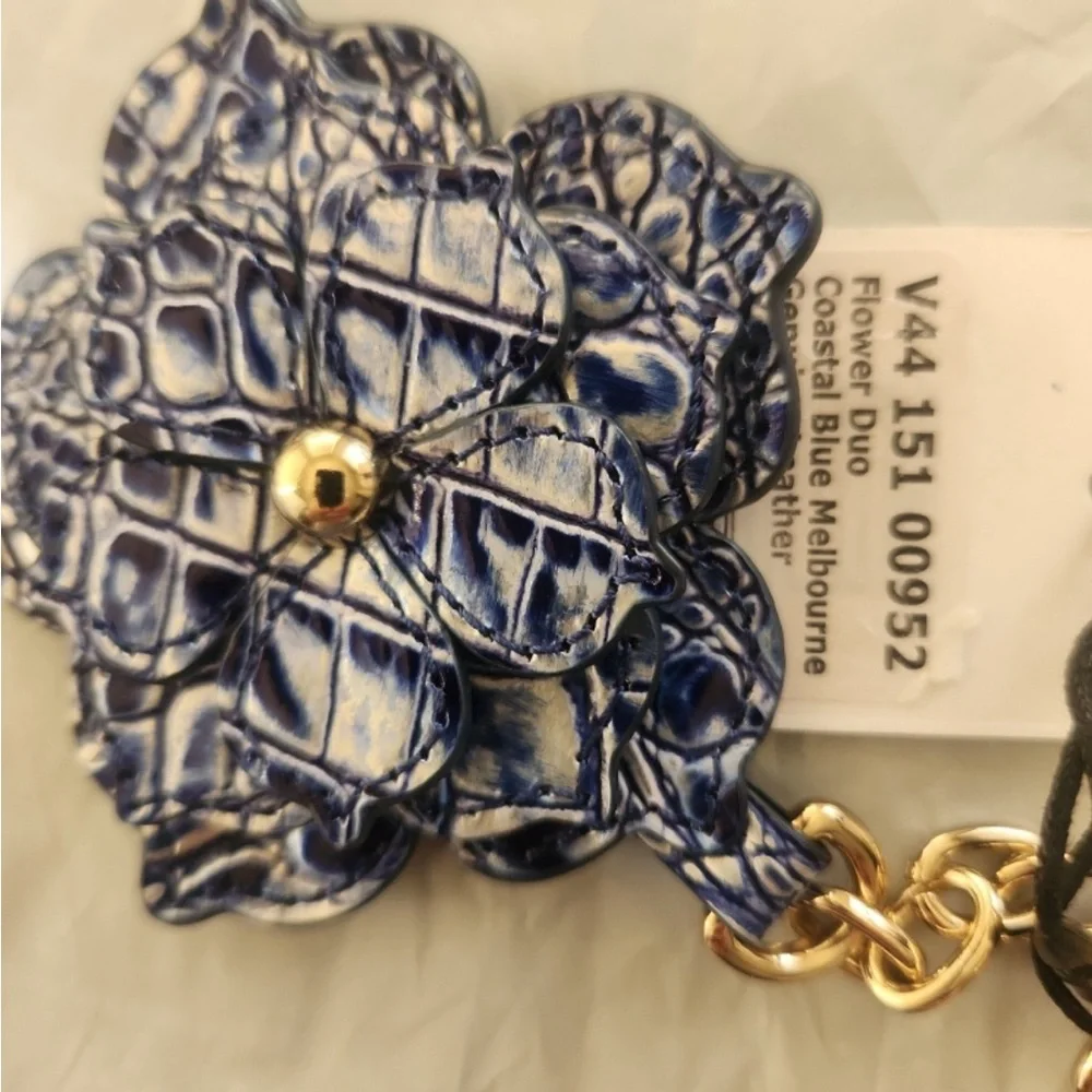 Brahmin Charm tassel Coastal Blue